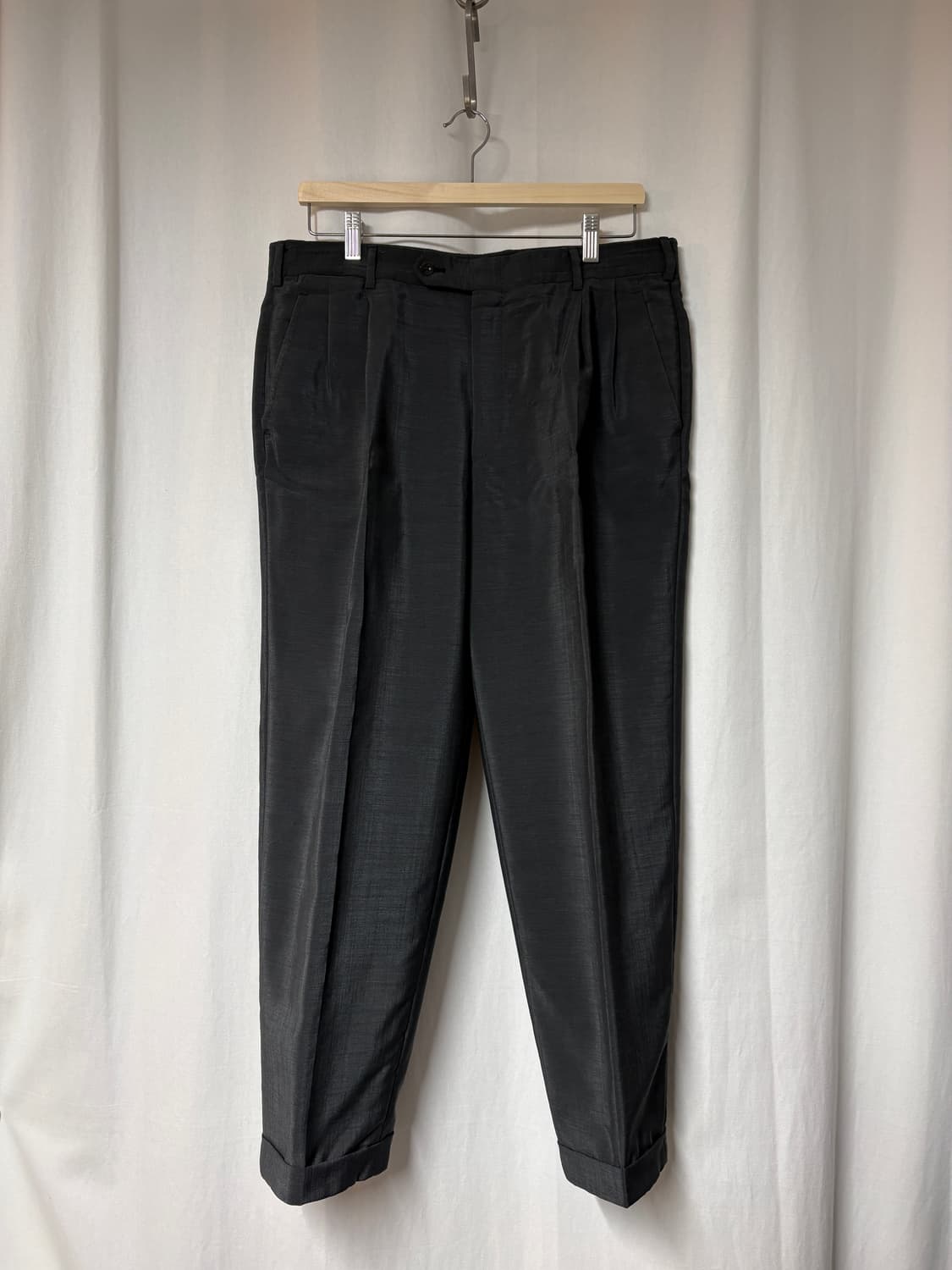 00's 에르메스 울 모헤어 수트/하의 상품이미지1