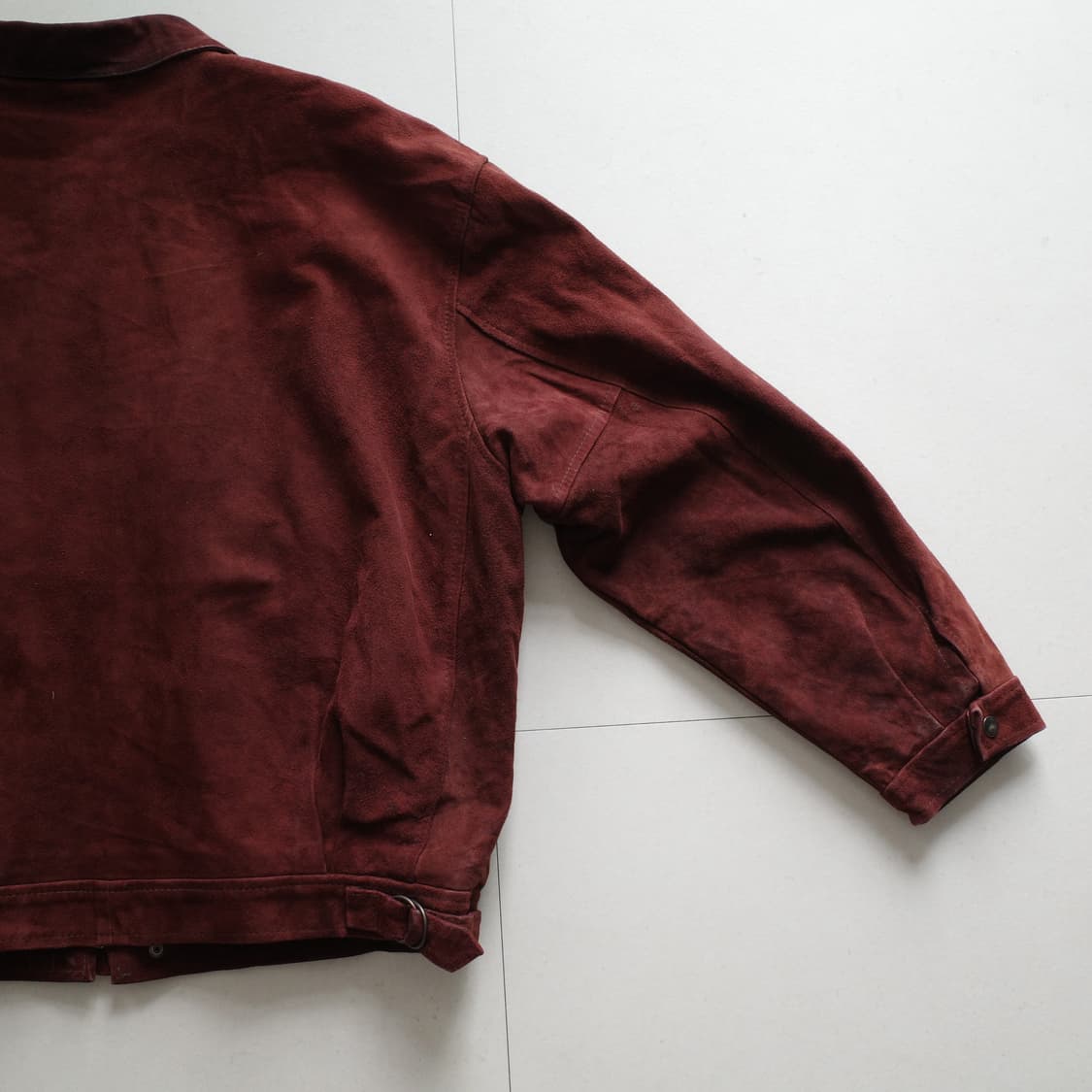 90s 페페로니 Peperoni 스웨이드 스포츠 레더 자켓 상품이미지9