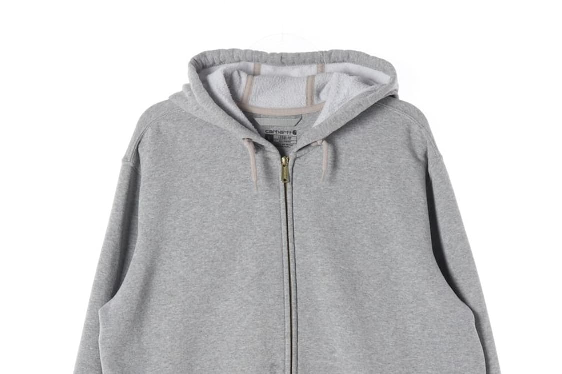 칼하트 K122 미드웨이트 루즈핏 후드집업 헤더그레이 L 상품이미지3