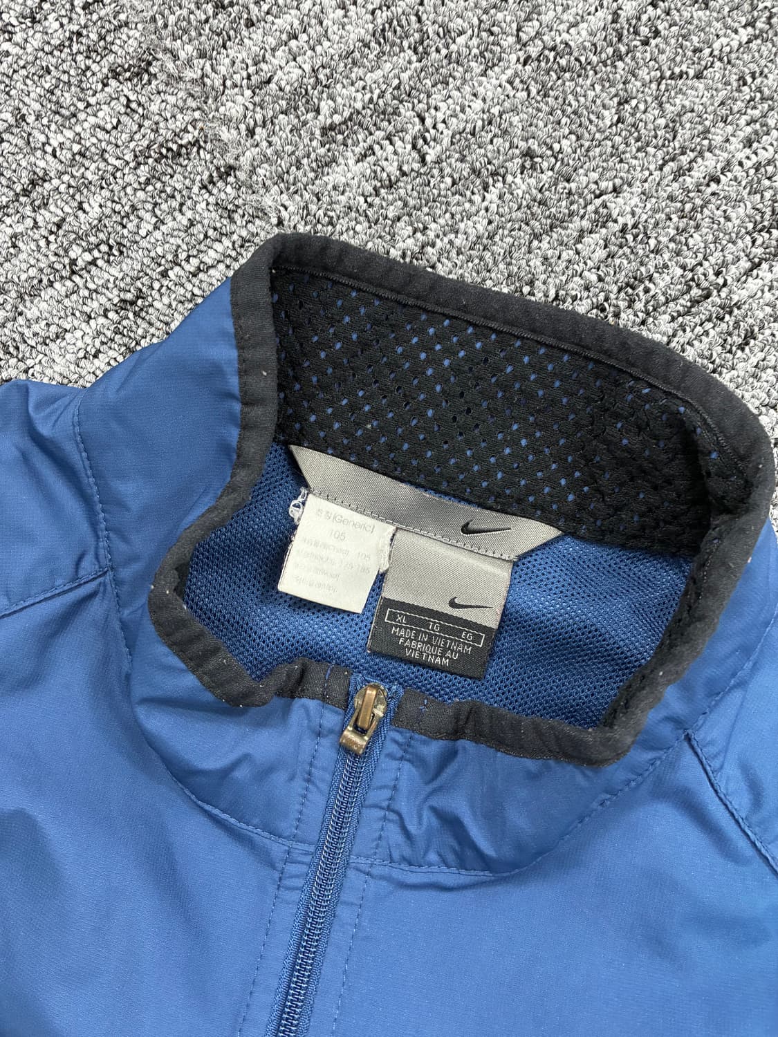 나이키 00s 블루 화이트 바람막이 XL 상품이미지5