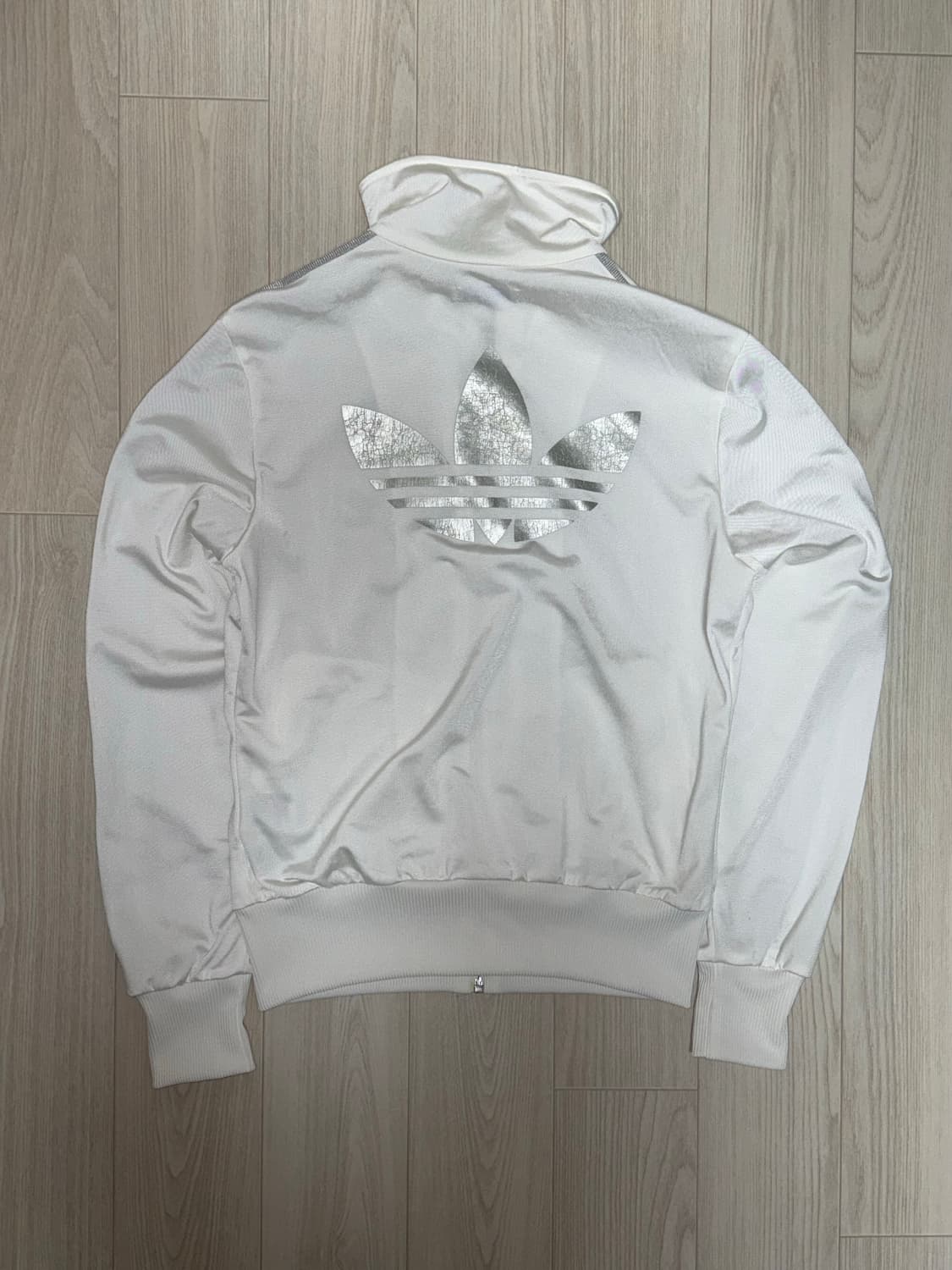 아디다스 화이트 실버 크롭 져지 36 빈티지 갸루 대대장 상품이미지6