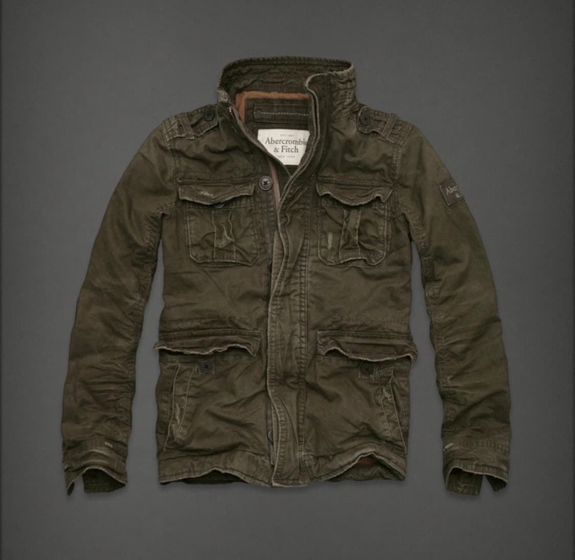 아베크롬비 자켓 m-65 카키 M 상품이미지2