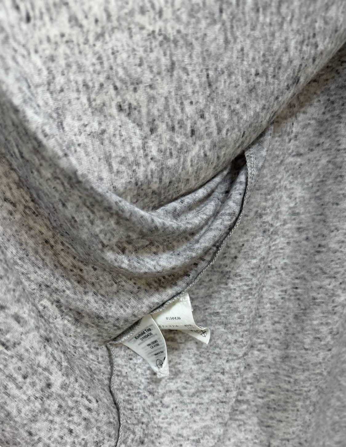 cheap monday 칩먼데이 백 오픈 펑크 그레이 반팔 티셔츠 상품이미지4