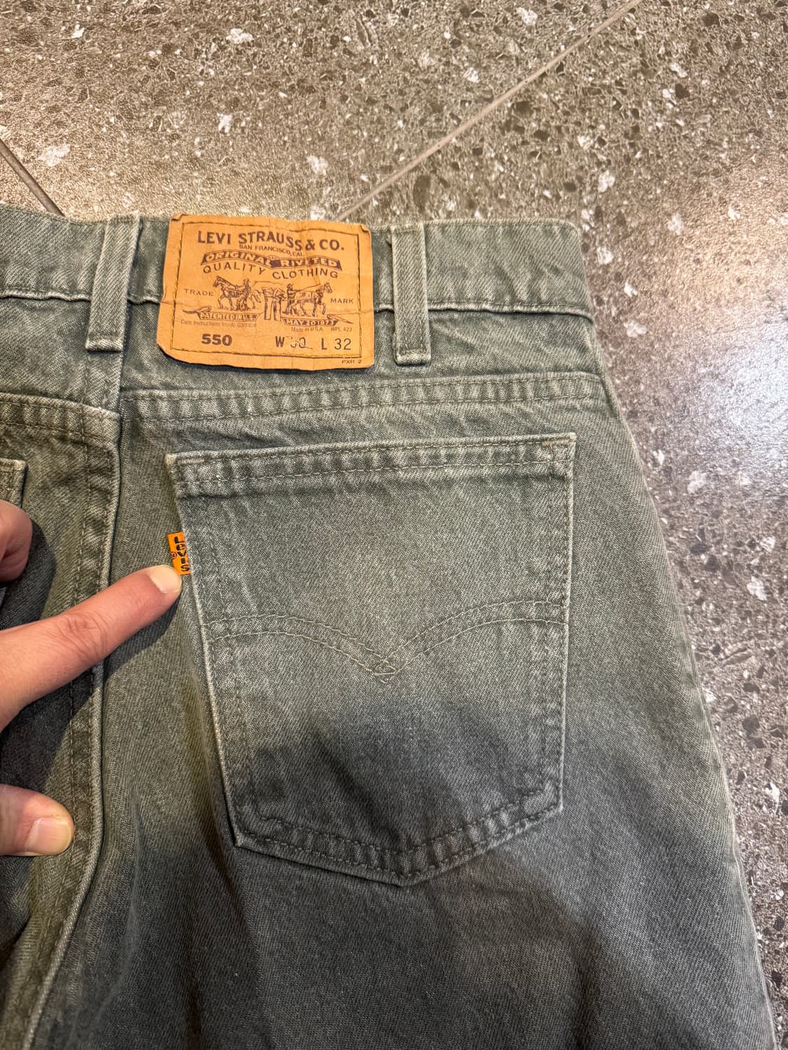 90s 리바이스550 오렌지탭 상품이미지1