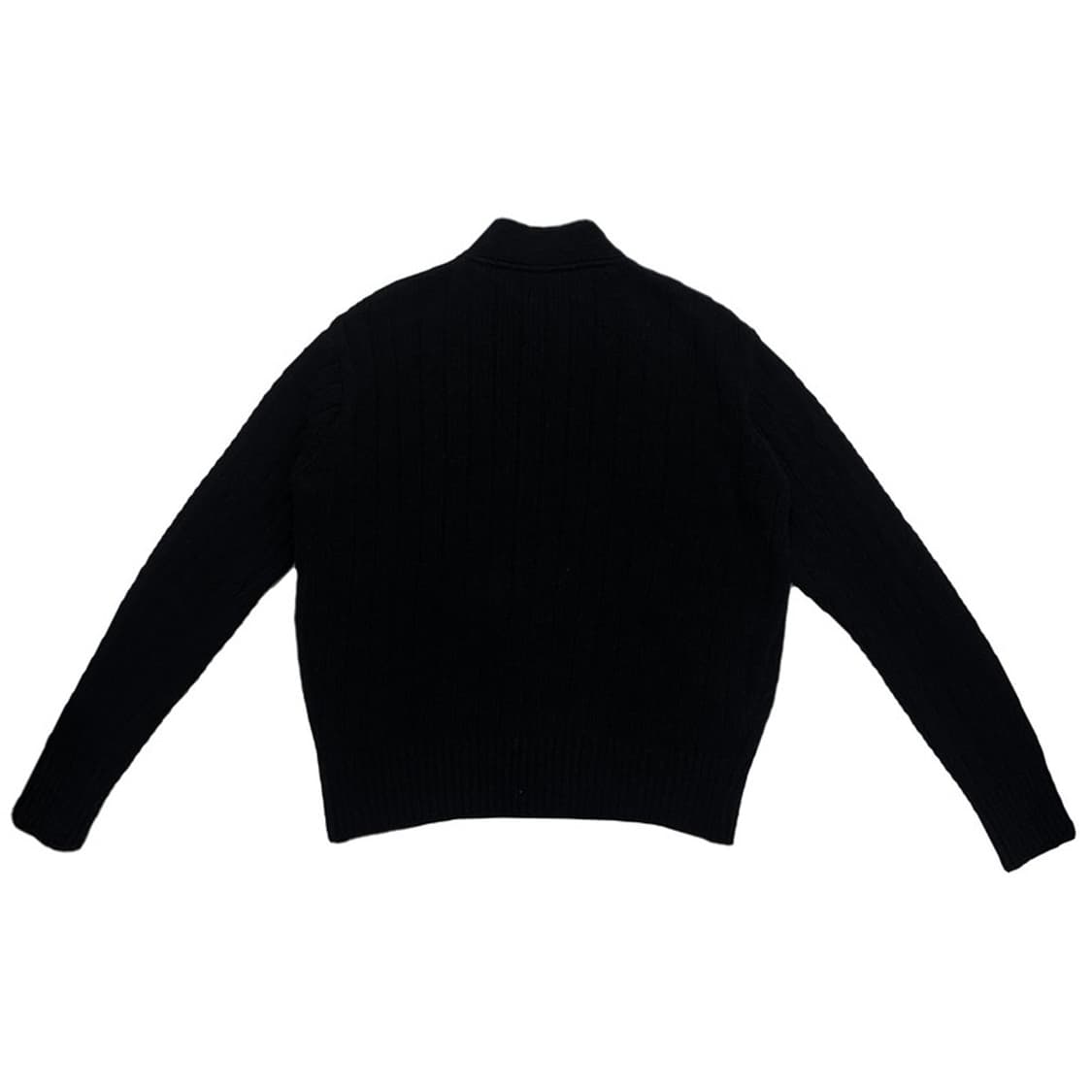 SATUR 파로 오버 사이즈 가디건 블랙 M 상품이미지8