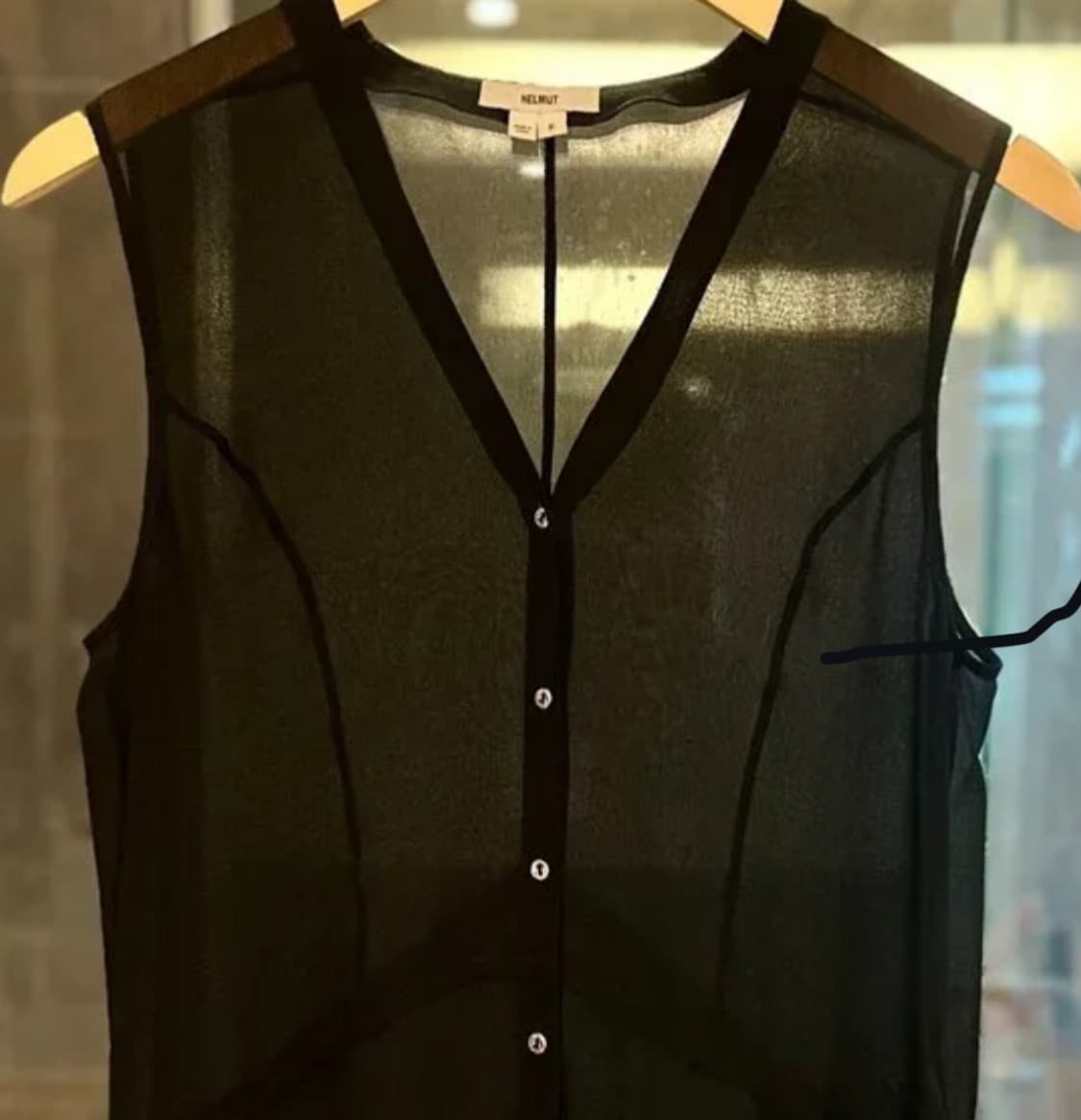 헬무트랭 ghost silk sheer sleeveless  상품이미지3