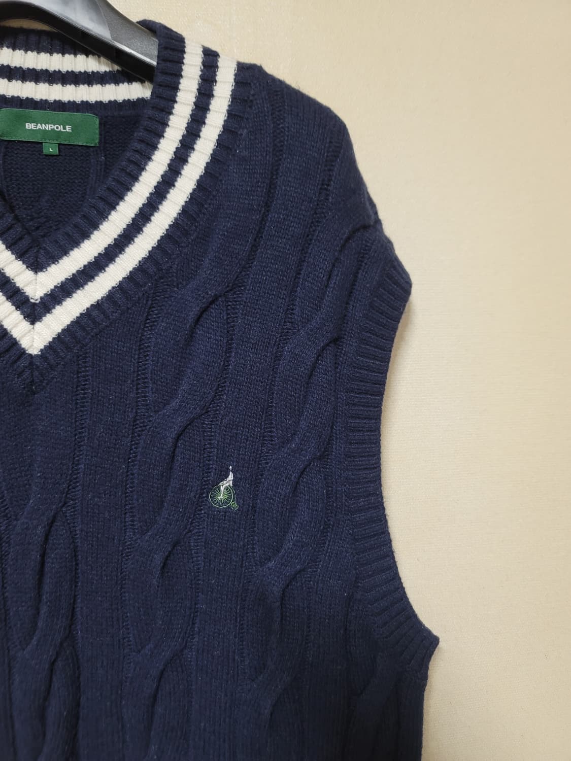 빈폴 브이넥 케이블 베스트 상품이미지3