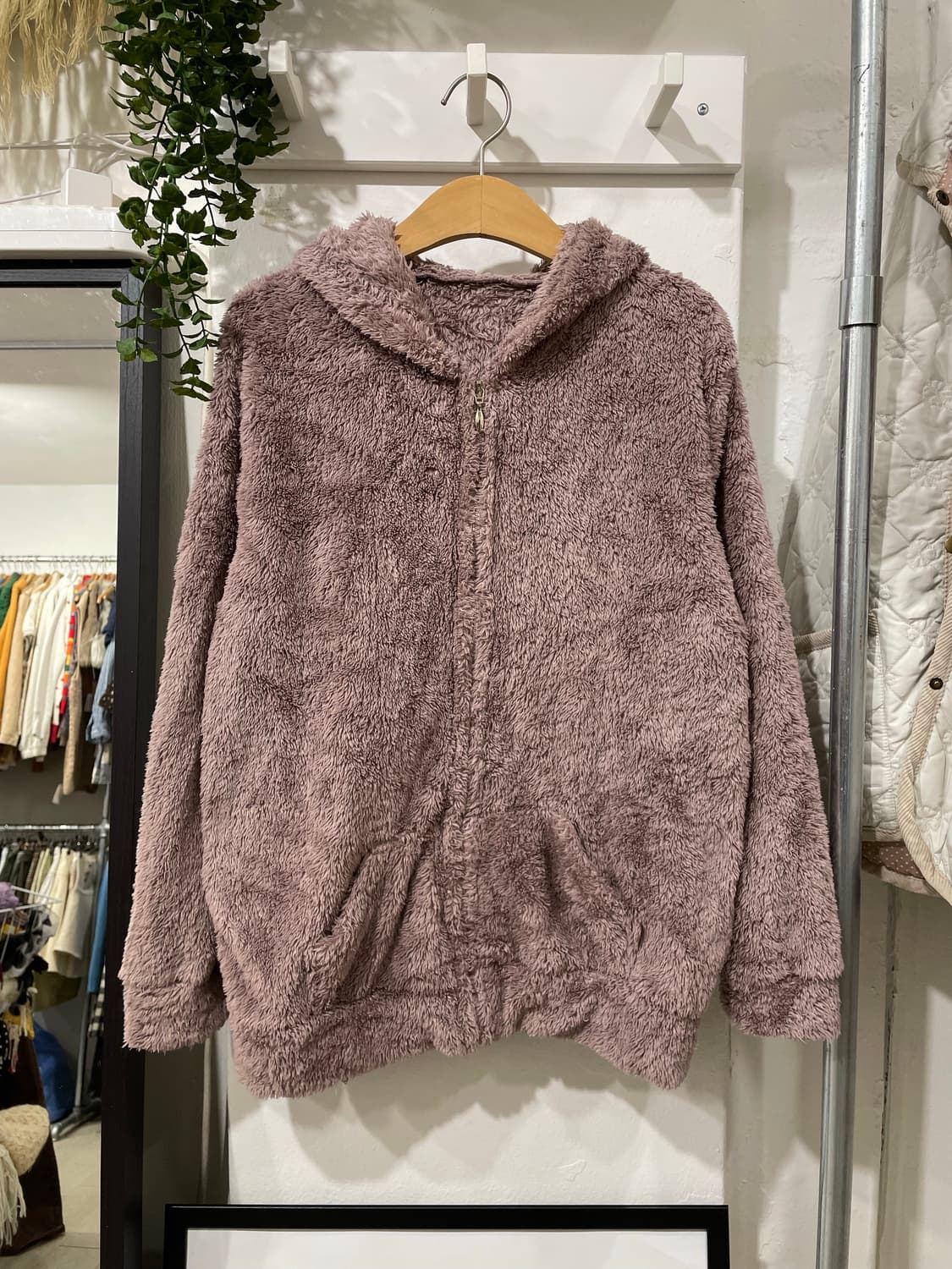 우사기 후리스 후드집업 상품이미지7