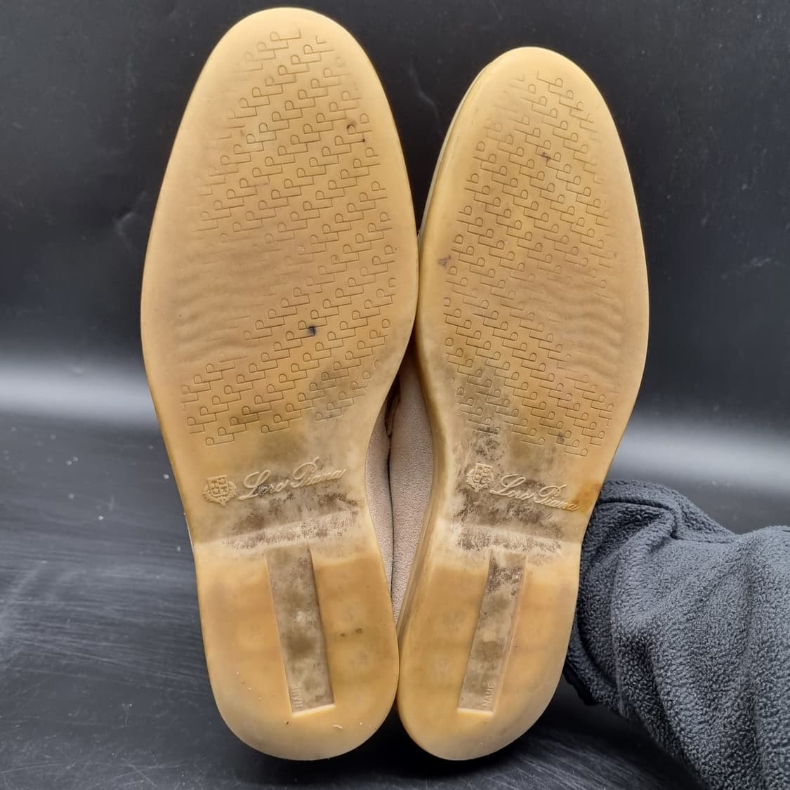 로로피아노 스웨이드 로퍼 실사이즈250 상품이미지3