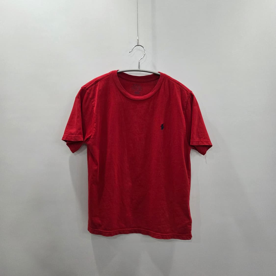 폴로랄프로렌 키즈 자수로고 반팔티 레드 M/10/12 상품이미지1