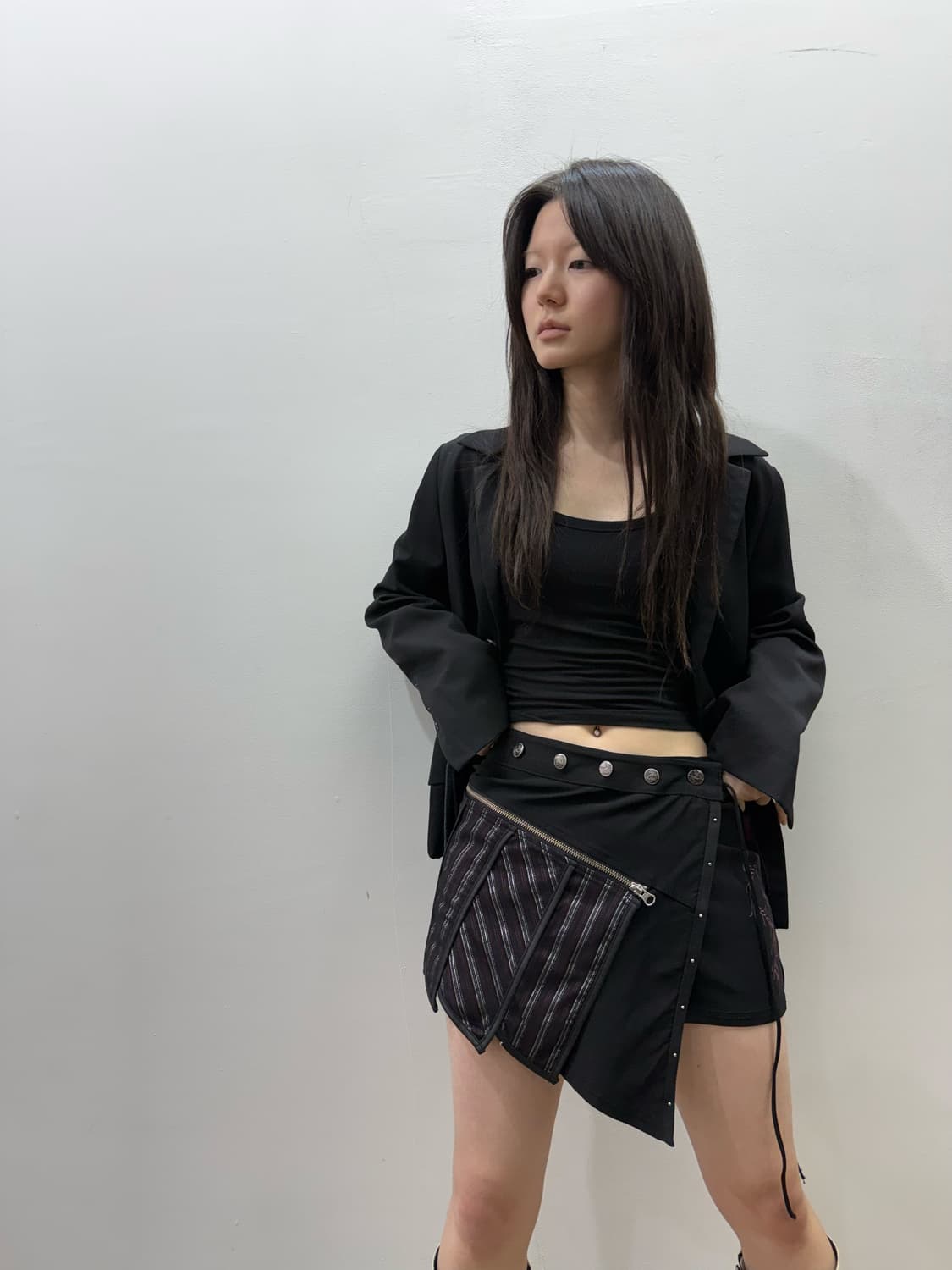 오즈온 오즈크로스 고딕 랩 스커트 상품이미지5