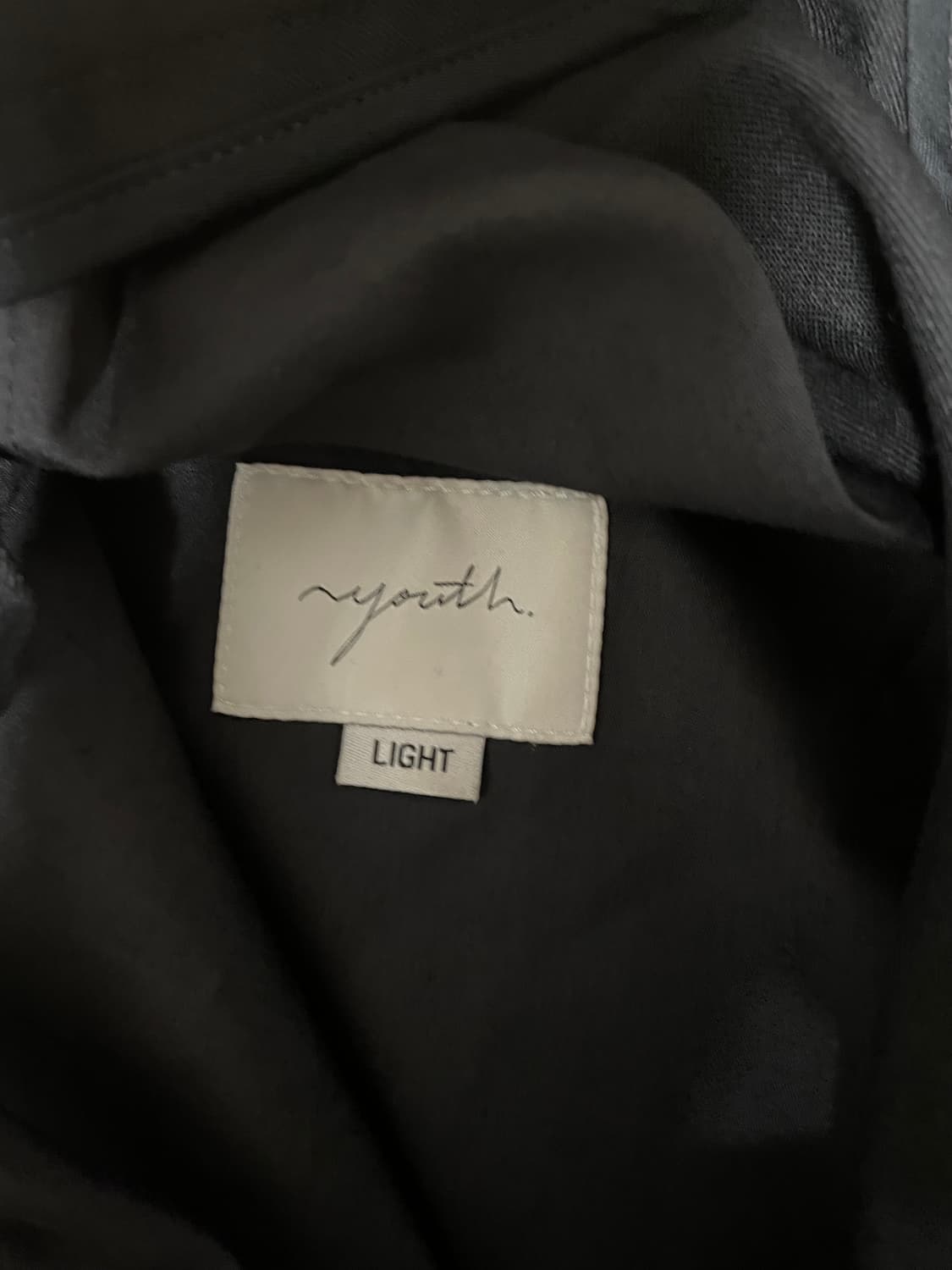 [L] 유스 String Wide Pants - Black 상품이미지5