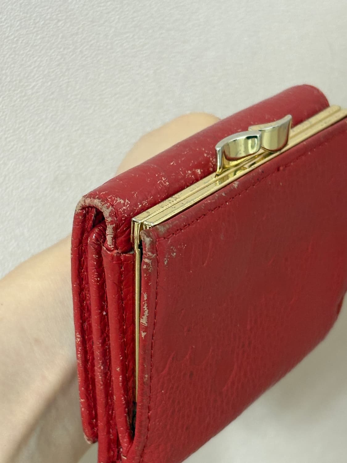 archive 비비안웨스트우드 브리튼 레드 가마구치 trifold 반지갑 상품이미지9