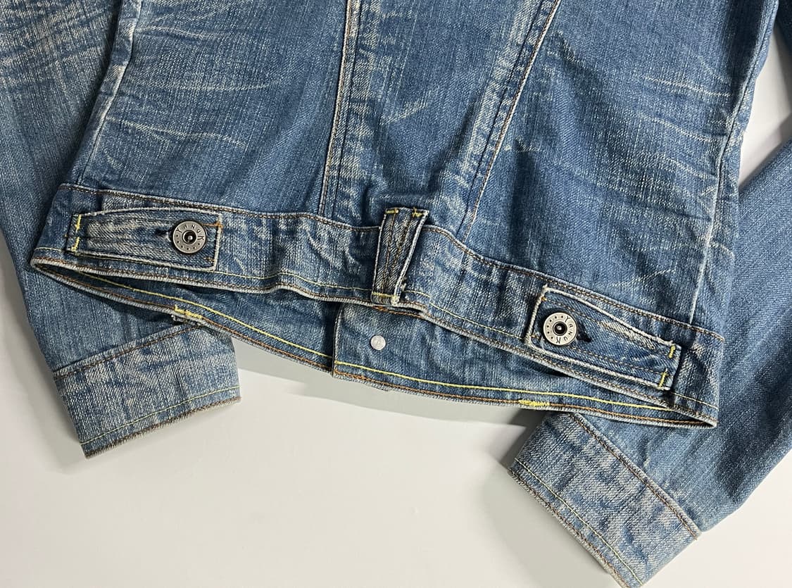 Y2K denim jacket made in USA 상품이미지6