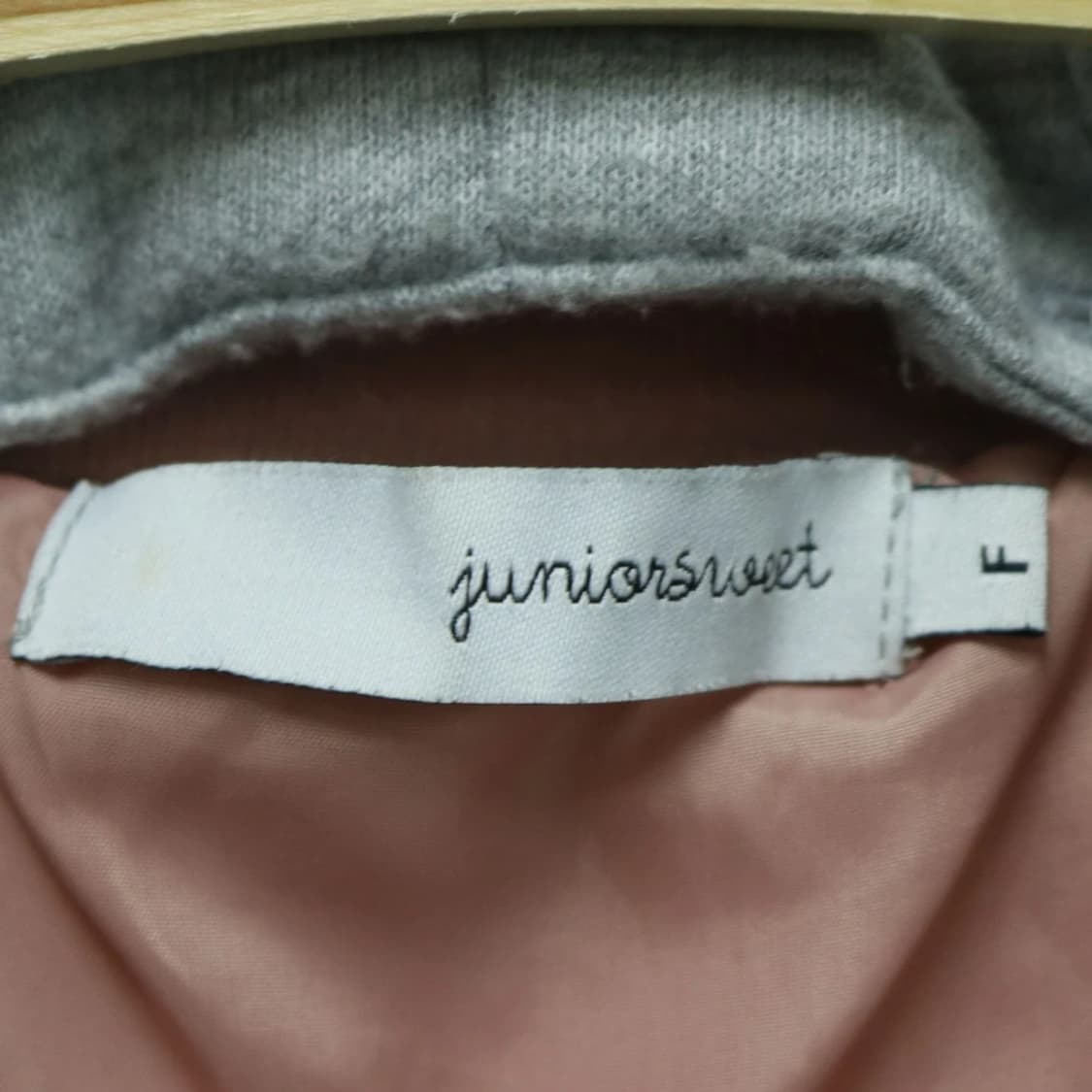 JUNIOR SWEET 퍼 포인트 울 혼방 야구 점퍼 61193 상품이미지7