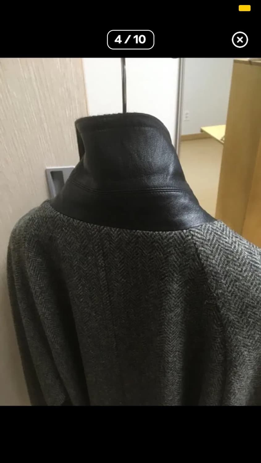 알테 울 헤링본 롱코트 상품이미지4