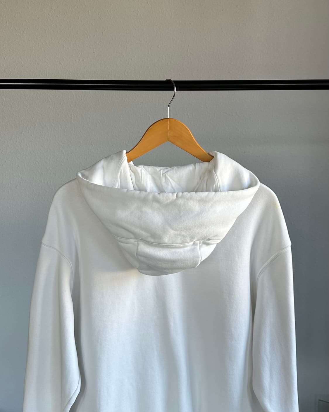 [L]나이키 스우시 화이트 기모 여성 후드집업 상품이미지5