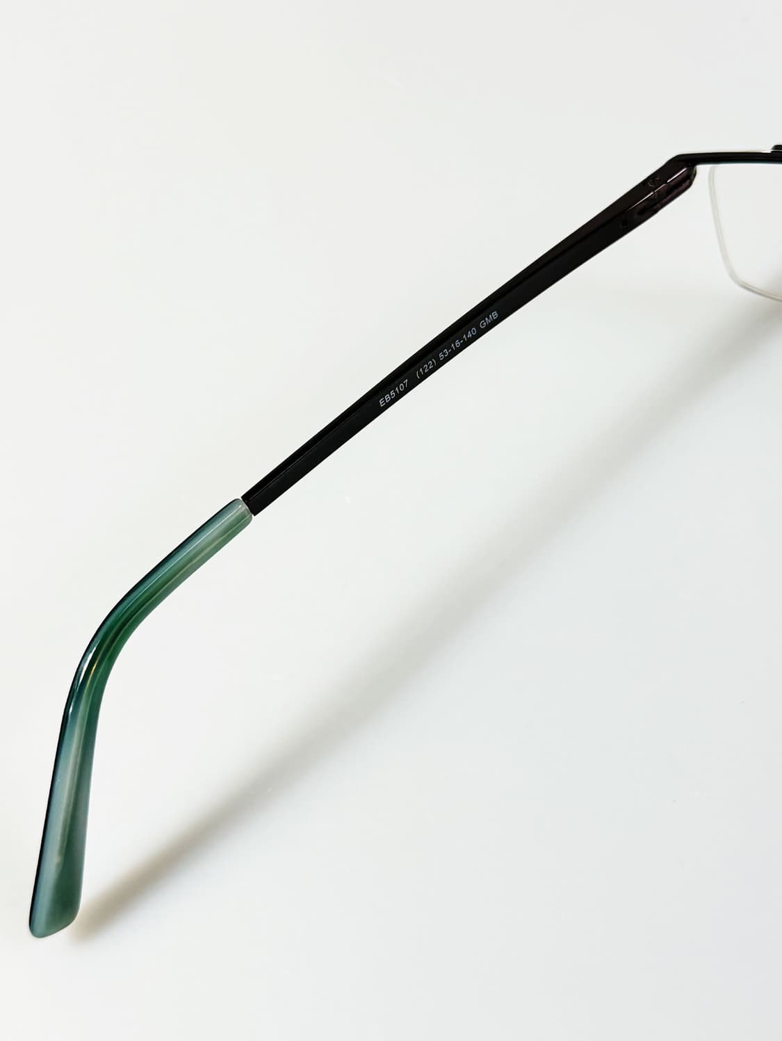 ONO 블랙 반무테 스퀘어 메탈 빈티지 안경 상품이미지7