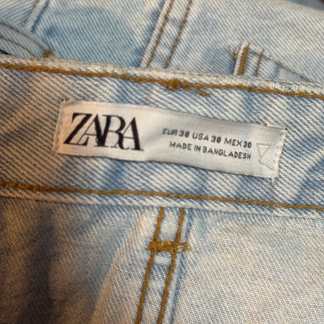 자라 유틸리티 카고 진 데님 팬츠 30 상품이미지4