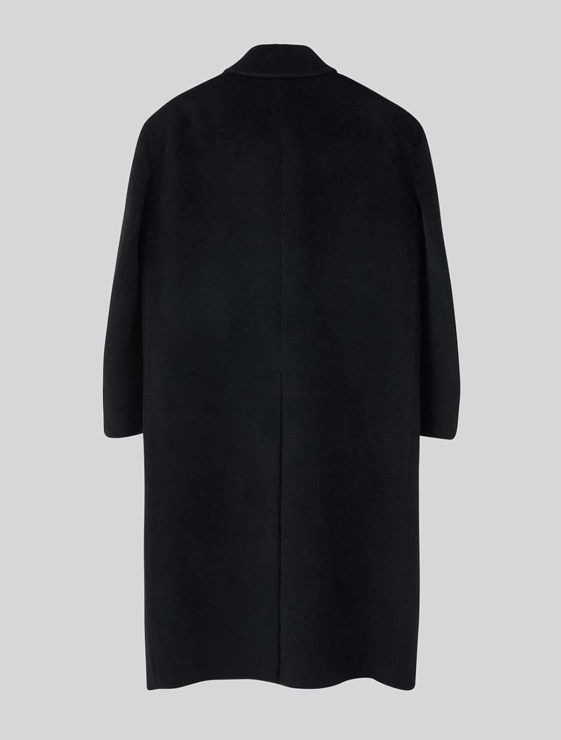 렉토 라마 울 블렌드 발마칸 코트 블랙 S 상품이미지8