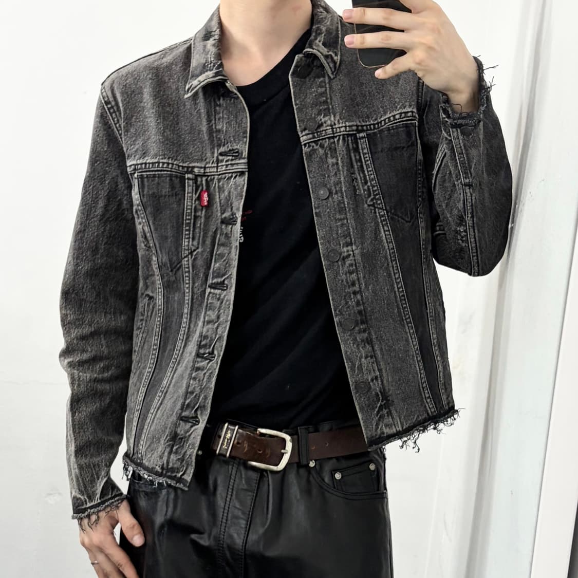 (송민호 착용) 리바이스 알럴트 데님 자켓 상품이미지3