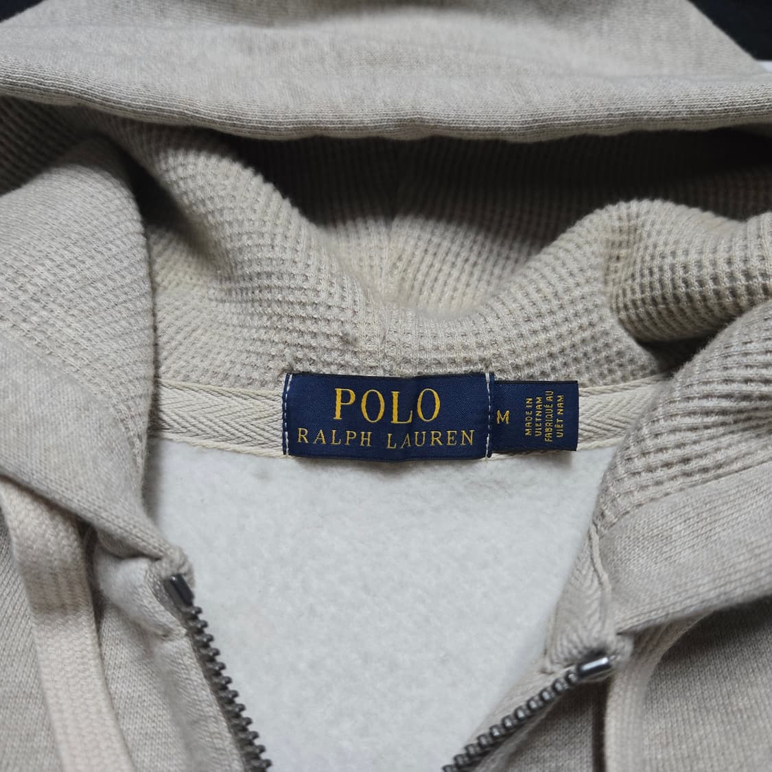 M 폴로랄프로렌 써멀 후드 집업 오트밀 상품이미지3