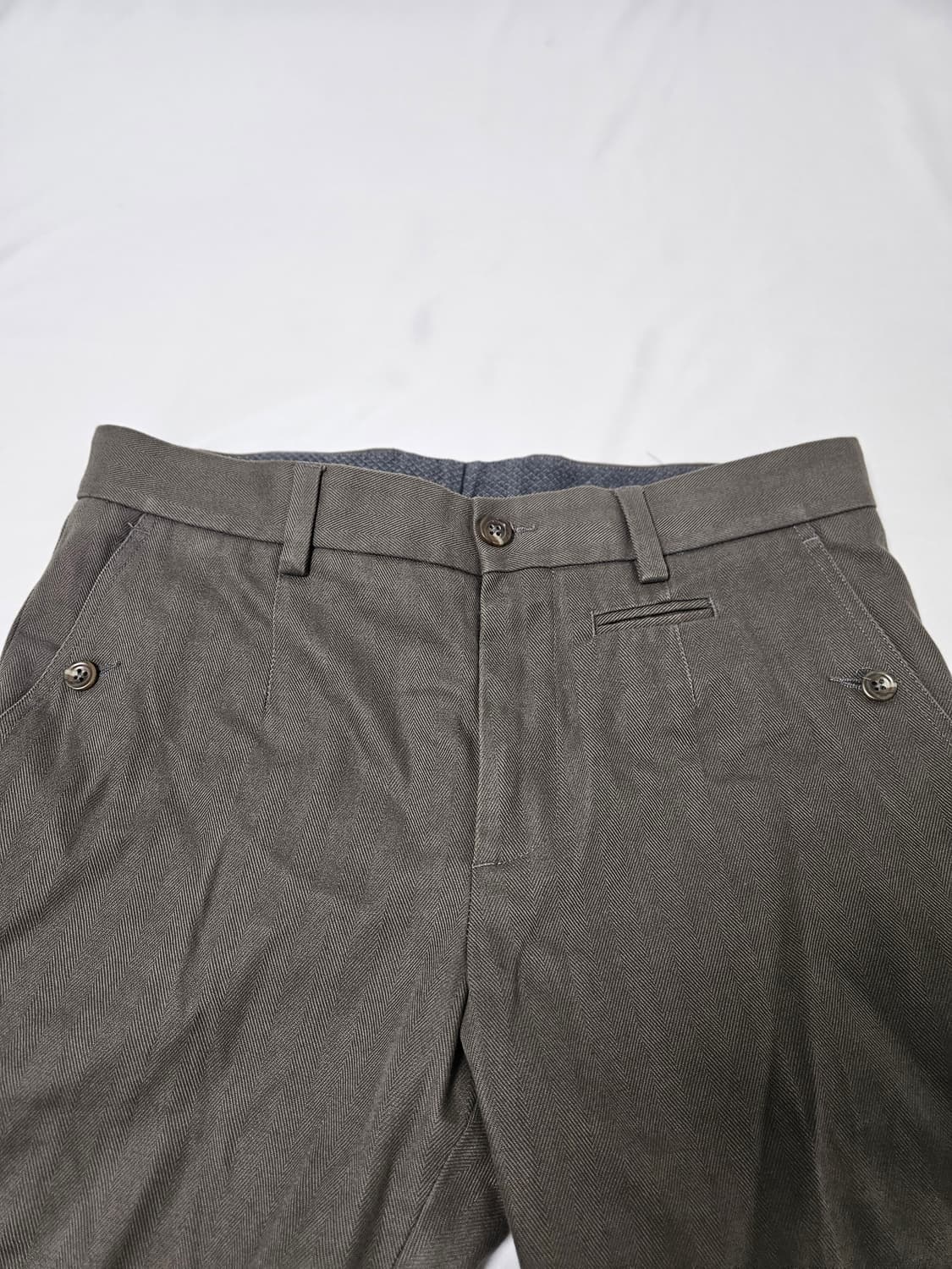 돌체앤가바나 정품 턴업 헤비코튼 슬랙스 팬츠 바지 정장 46 상품이미지2