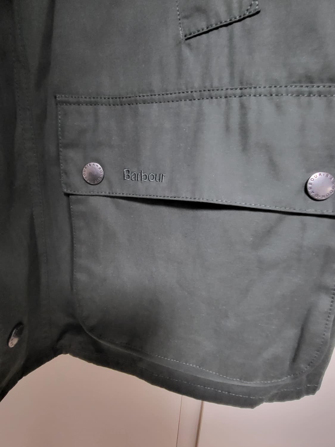 바버 OS 피치드 비데일 논왁스 세이지(42사이즈) 새상품 상품이미지2