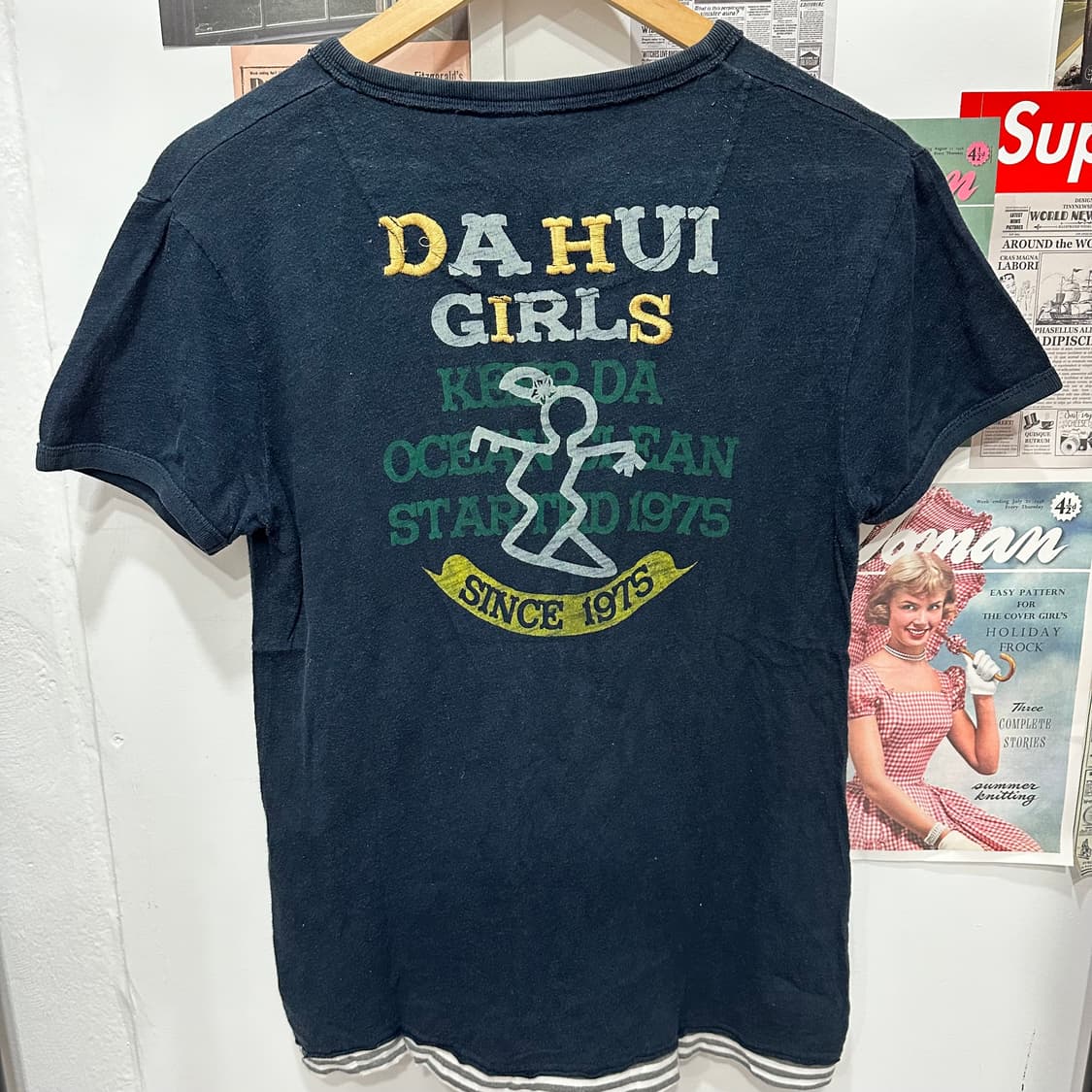 다후이 걸스 서핑 헨리넥 레이어드 티셔츠M 상품이미지6