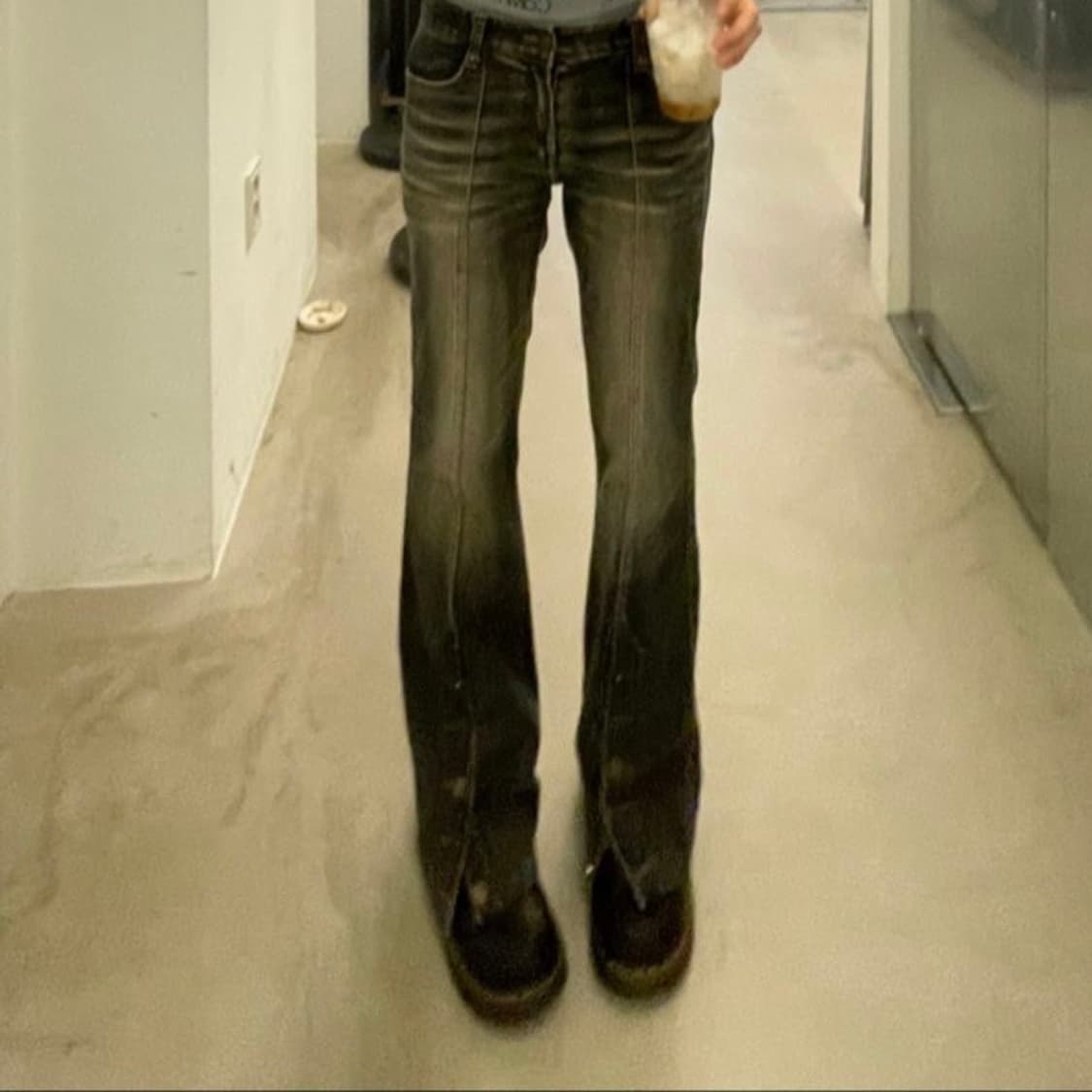 부츠컷 팬츠 (착샷) 상품이미지4