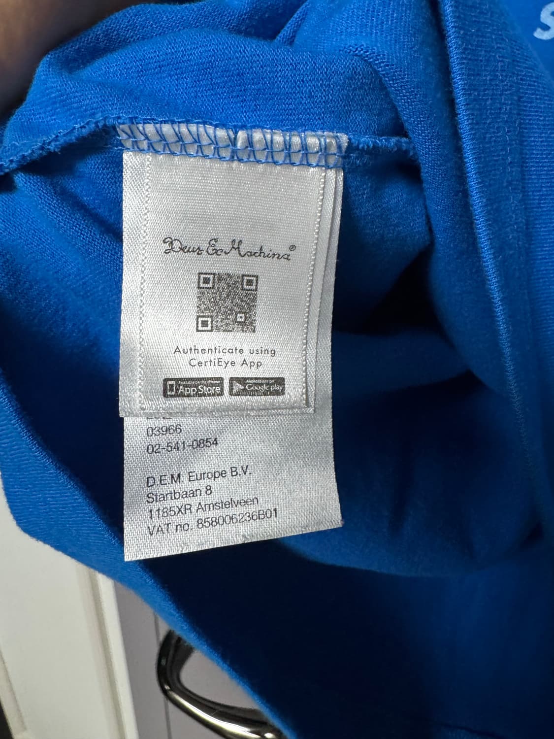 데우스 엑스 마키나 서울 M 롱슬리브 피그먼트 블루  상품이미지5