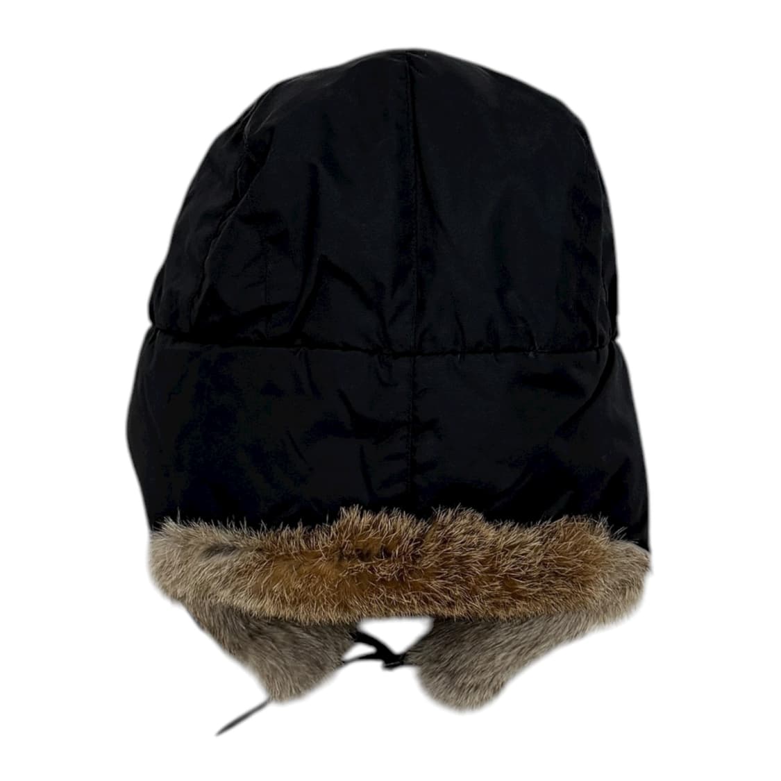 컬럼비아 빈티지 래빗퍼 토끼털 트루퍼햇 Y2K 귀도리 방한 모자 블랙 상품이미지4