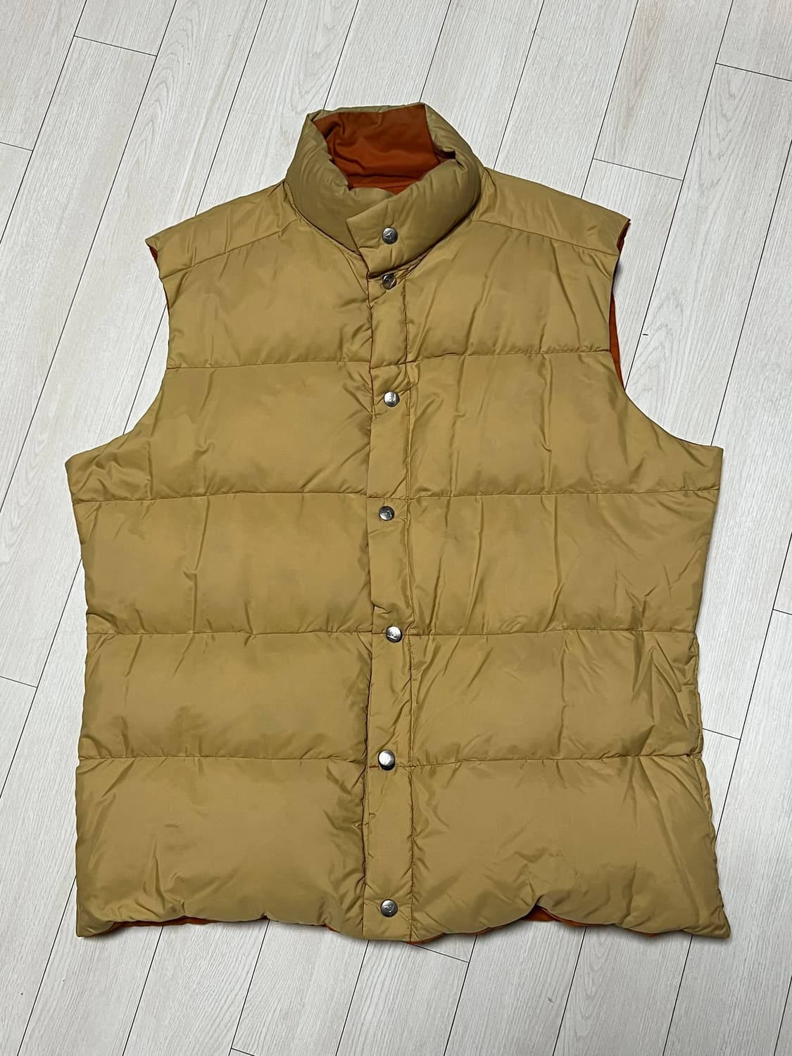 마운틴 이큅먼트 브라운 리버시블패딩베스트 L사이즈추정 상품이미지5