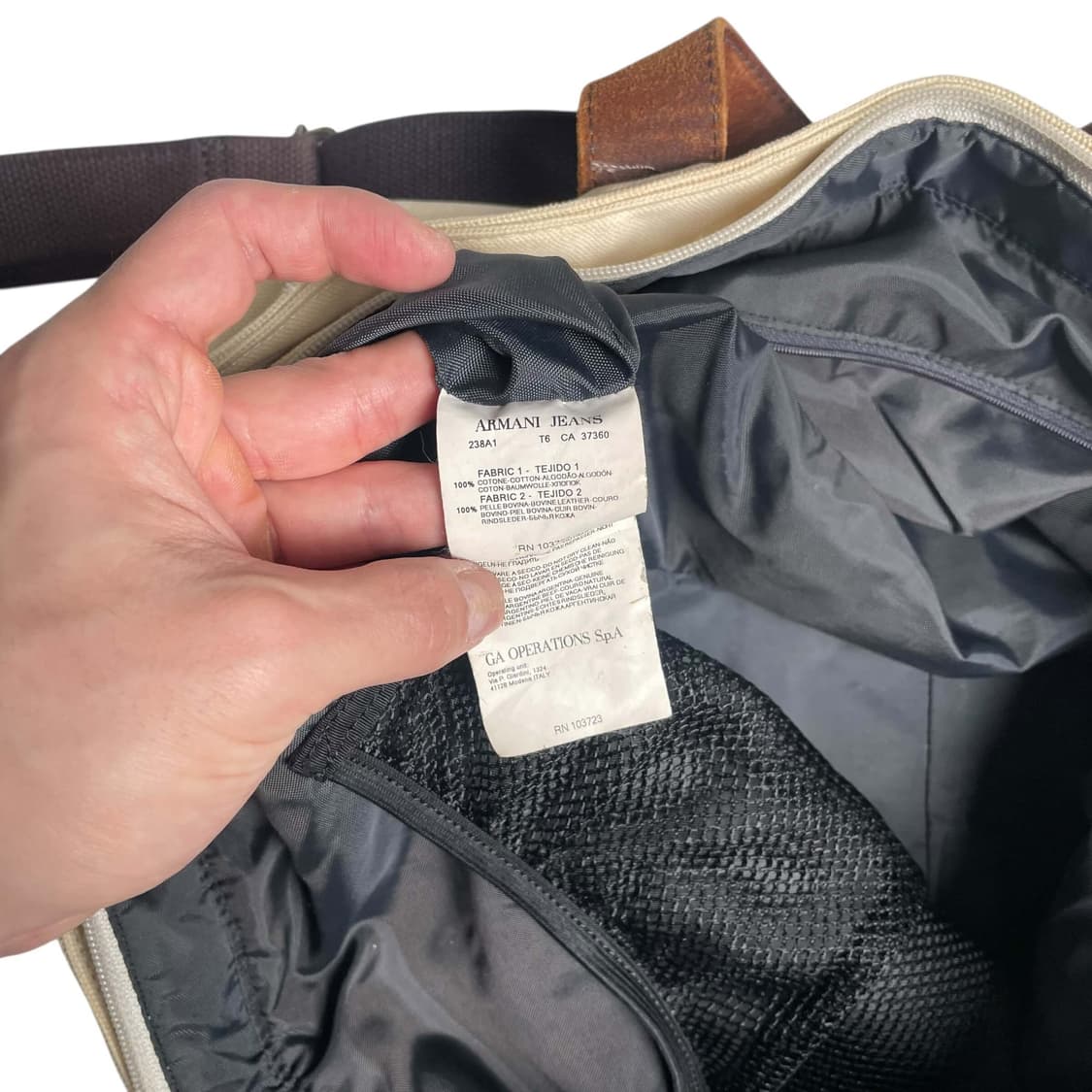 Armani jeans 코튼 빅백 상품이미지7
