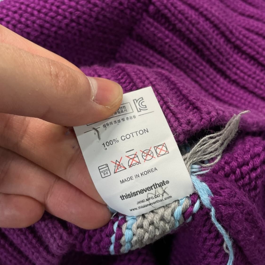 100 디스이즈네버댓 니트 상품이미지4