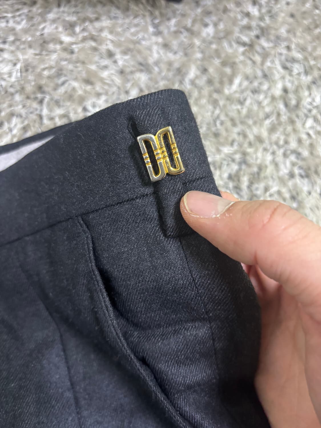 일제 DAKS 울 슬랙스 사이즈 34 상품이미지3