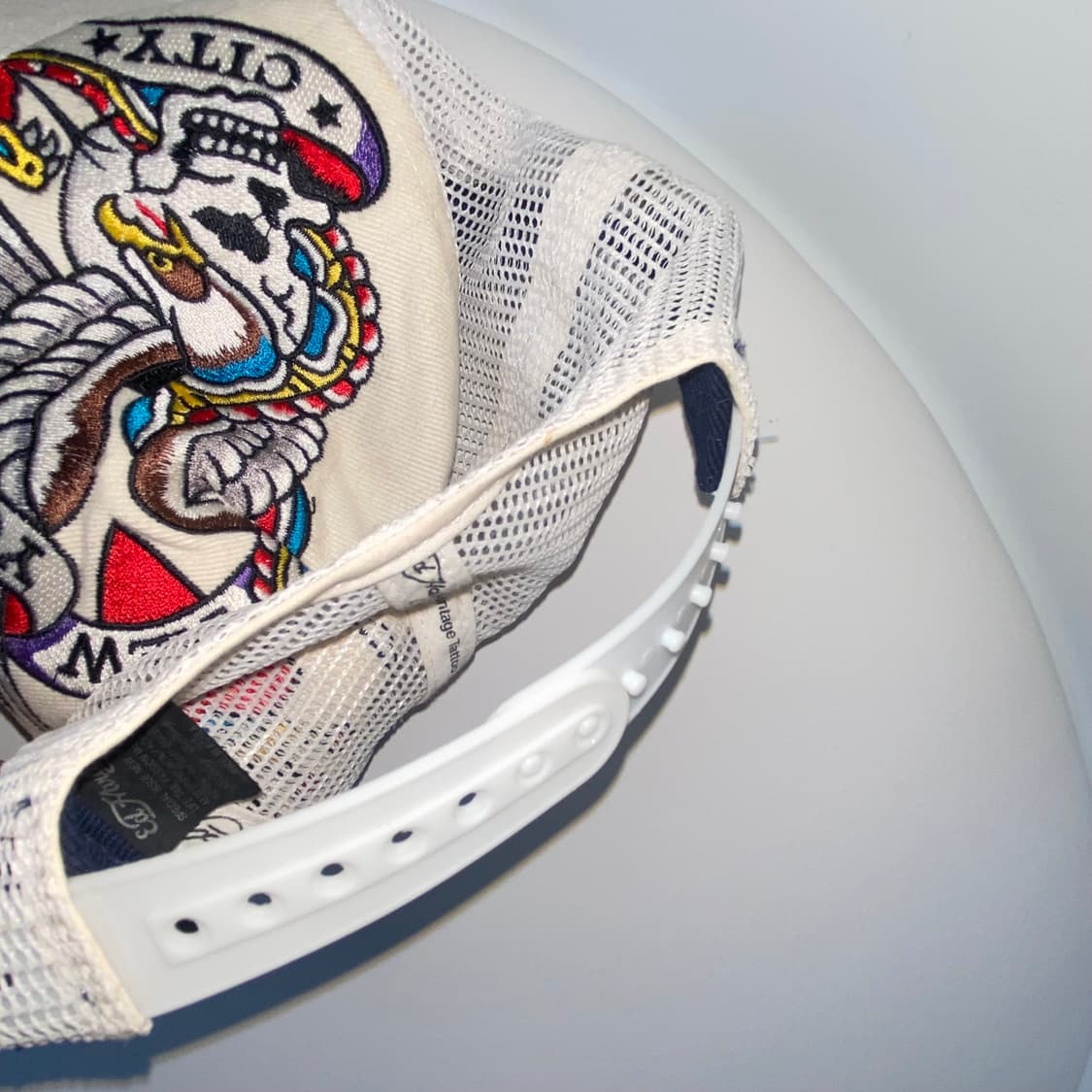 빈티지 에드하디 자수 캡모자 상품이미지3