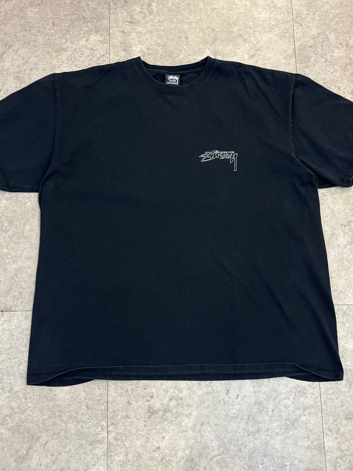 스투시 윙스팬 반팔티 블랙 2XL #csz3819 상품이미지4