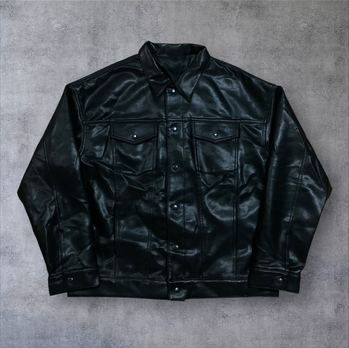 THEY 데이 레더 가죽 자켓 상품이미지1
