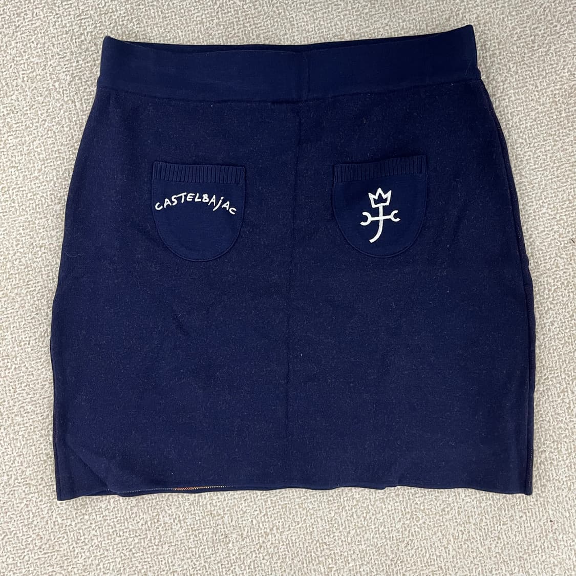 85 새상품 까스텔바작 골프 니트 치마 0122M2 상품이미지6
