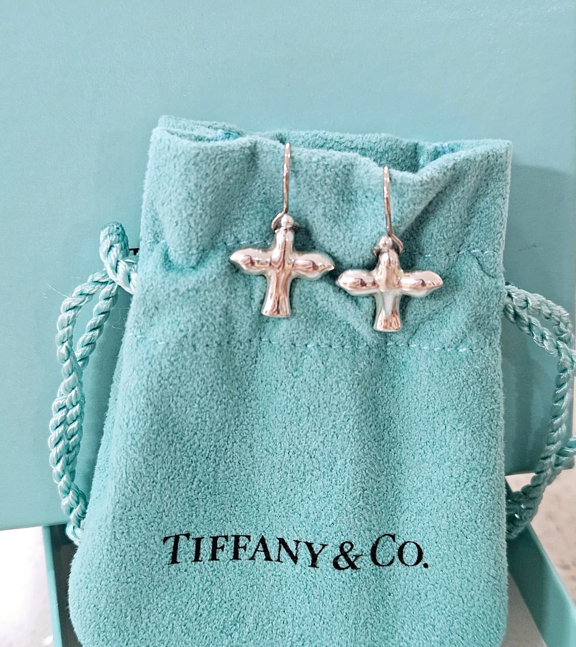 티파니앤코 빈티지 드롭 비둘기 귀걸이 [정품/풀구성] 상품이미지1