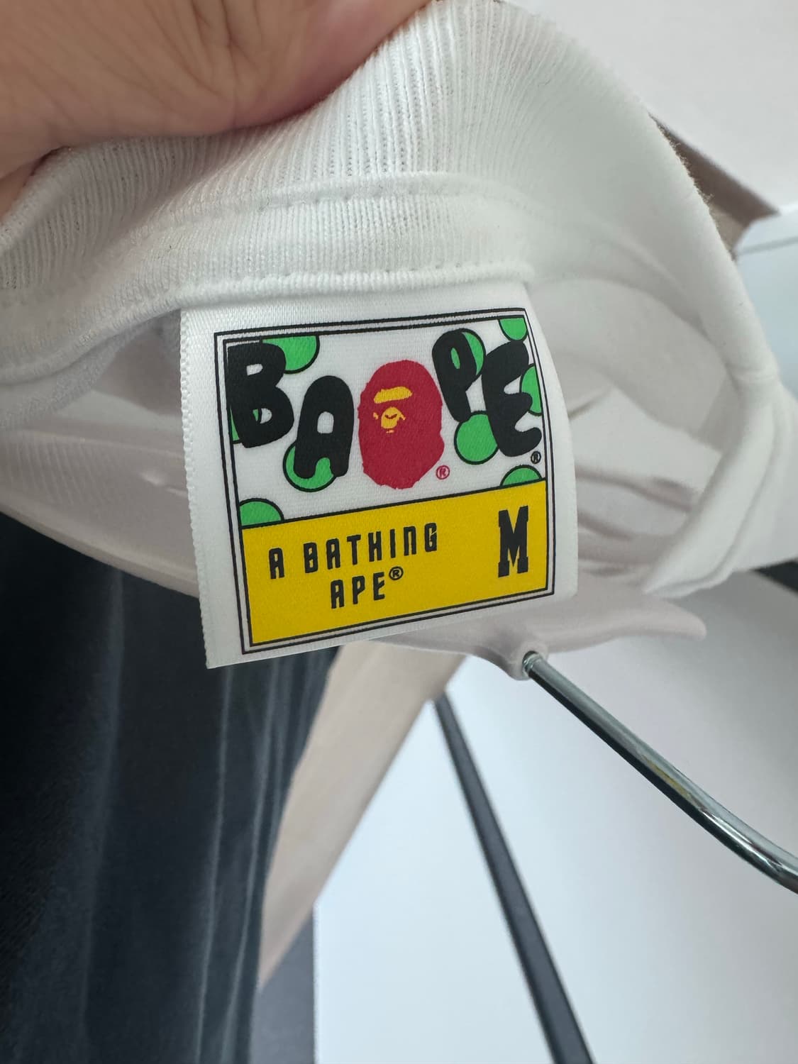 베이프 bape 스타 화이트 M 상품이미지3