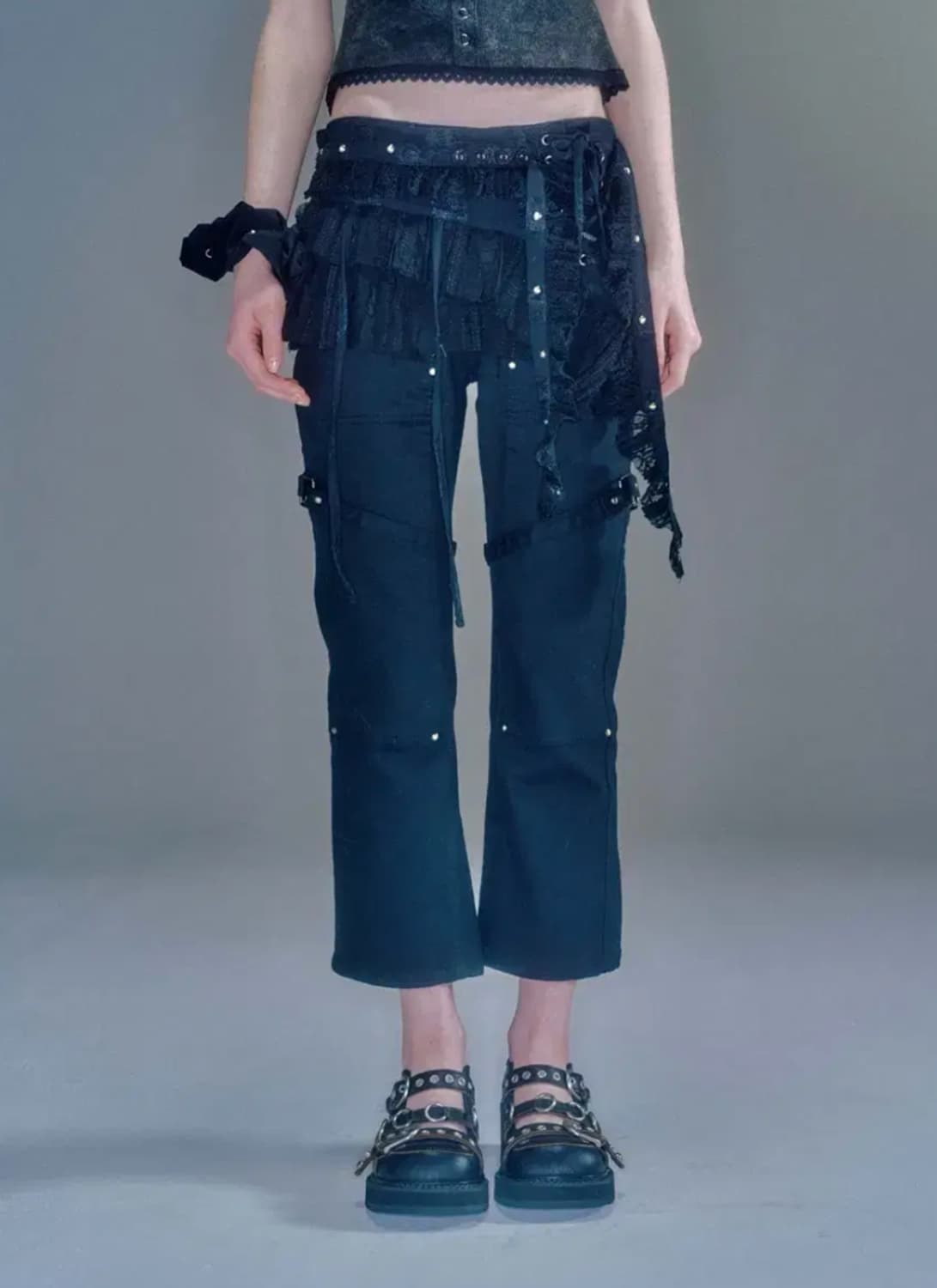 s)베이컨트 아카이브 보나 스트랩 앵클 팬츠 상품이미지2