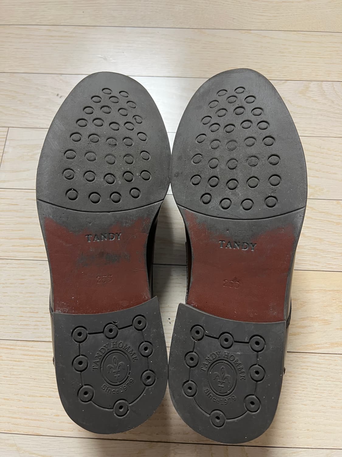 탠디 오버핏 스트레이트팁 남성 정장 구두 255mm 상품이미지5