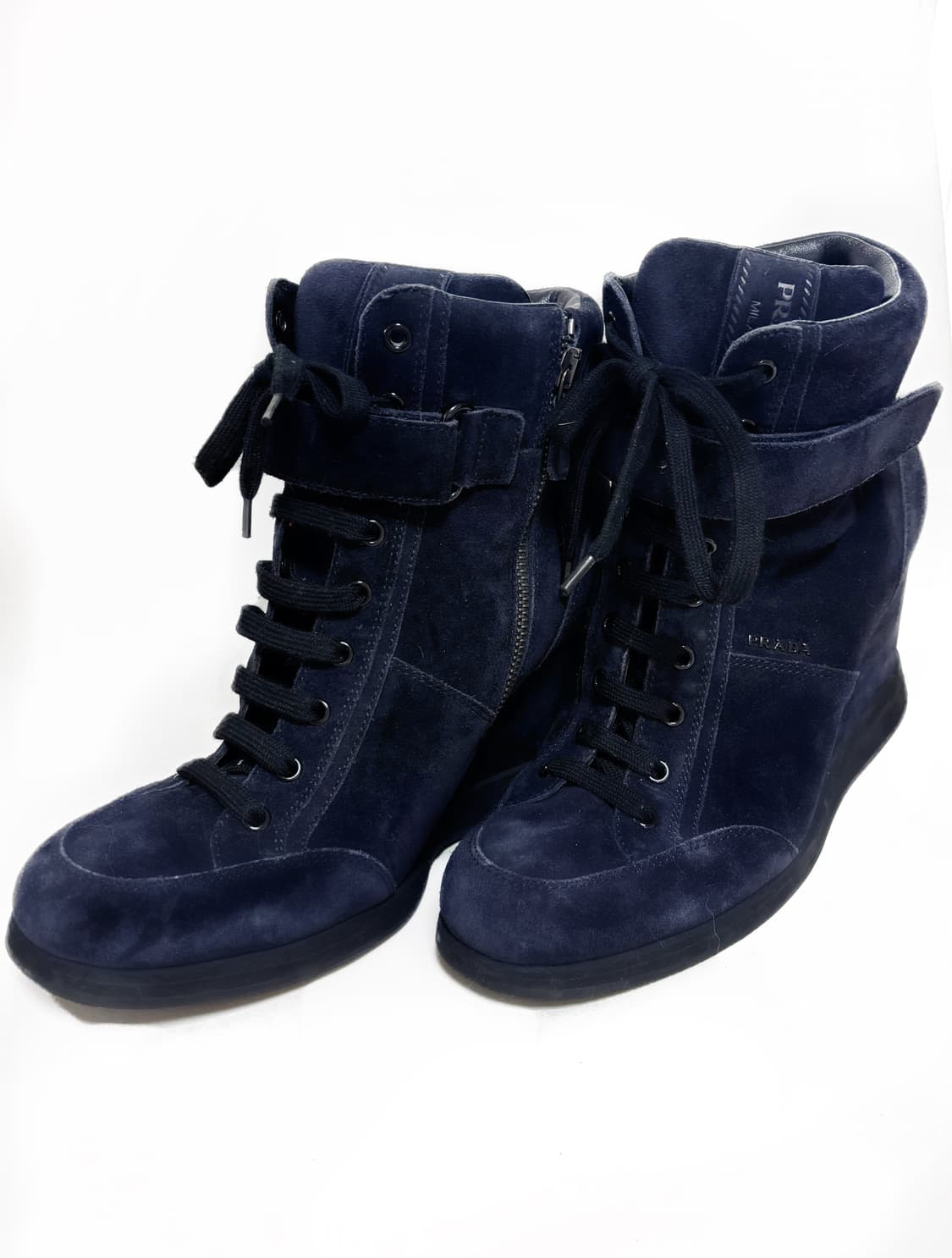 프라다 스웨이드 웻지 부츠 상품이미지2