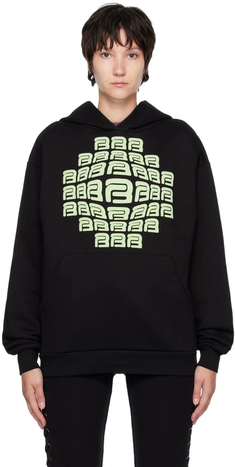 BARRAGÁN 블랙 피쉬 아이 후디 xs 상품이미지1