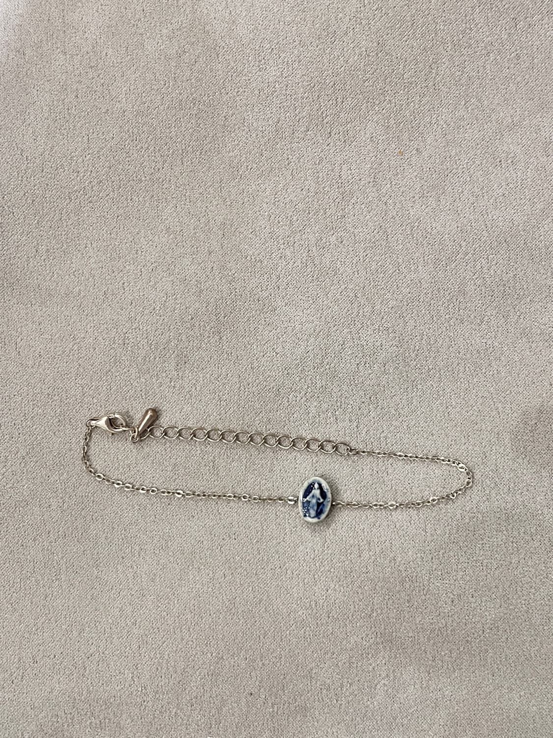 실버 925 + 도자기 성모 마리아 팔찌 상품이미지1