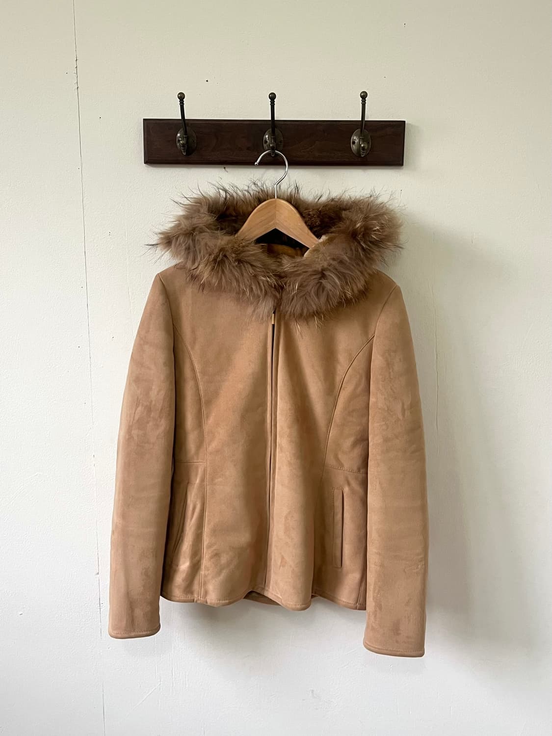 LINE 머스타드 무스탕 퍼 자켓 상품이미지1