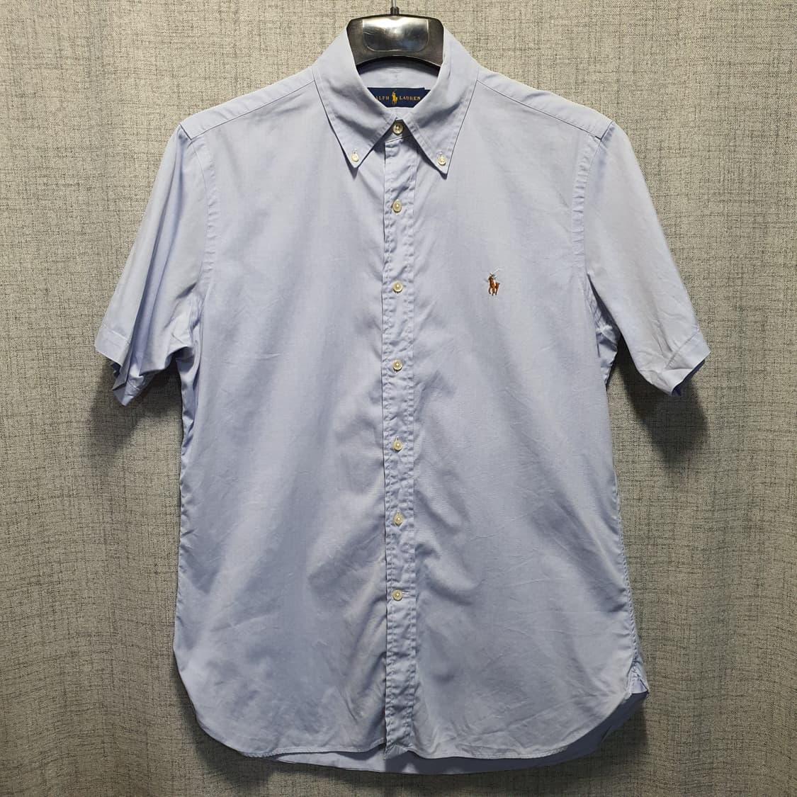 폴로 랄프로렌 반팔 옥스포드 셔츠 블루  상품이미지1