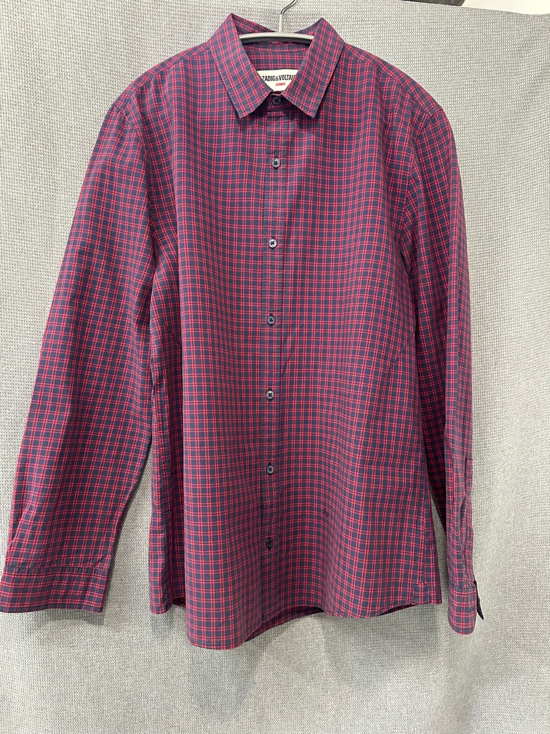 쟈딕앤볼테르 Zadig & Voltaire 체크 셔츠 상품이미지2